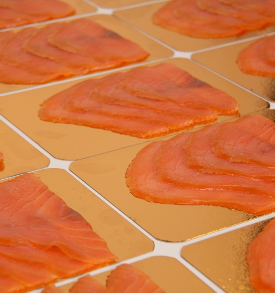 Salmon retail packs (slices)