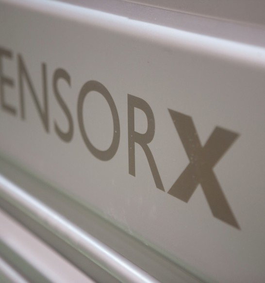 Sensor X close up