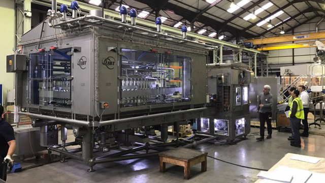 A High Capacity Unifiller being tested at JBT's Sint-Niklaas, Belgium facility