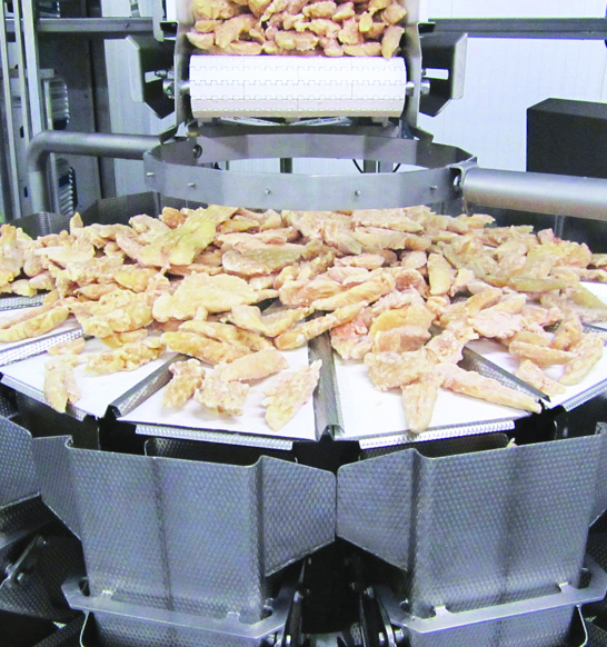 Marel Multi-Head Weigher batches pet food and pet treats