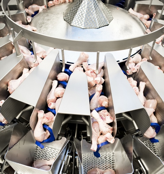 Multihead Weigher Fresh Products legs